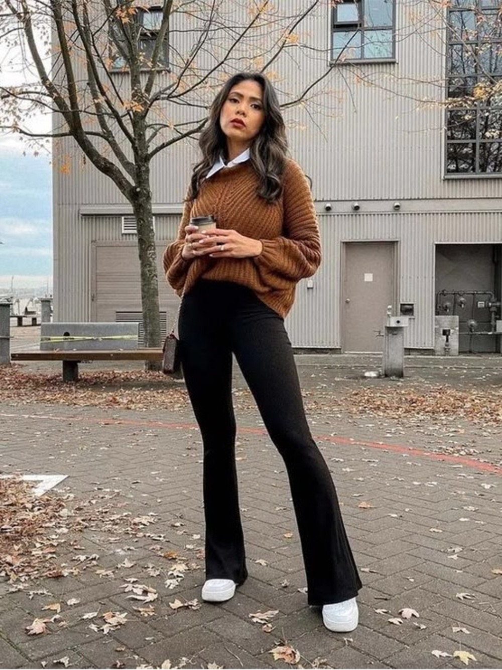 Black Flare Pants